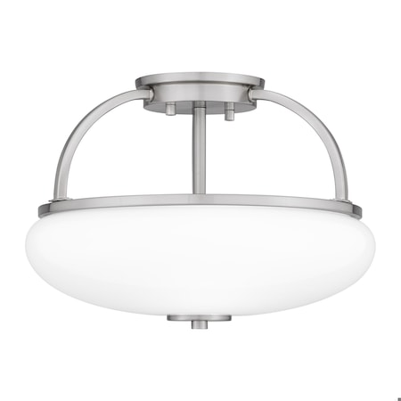 Quoizel Easton 3-Light Brushed Nickel Semi-Flush Mount QSF5364BN